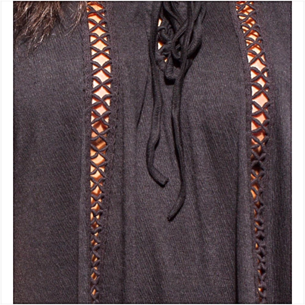 Bohemian Chic Crochet Trim Relaxed Tunic SMLXL - Picture 6 of 7